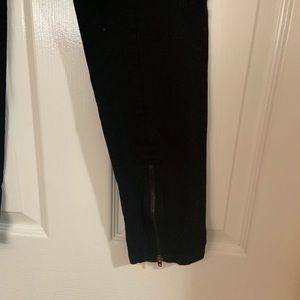 Slim fit black work pants from Banana Republic